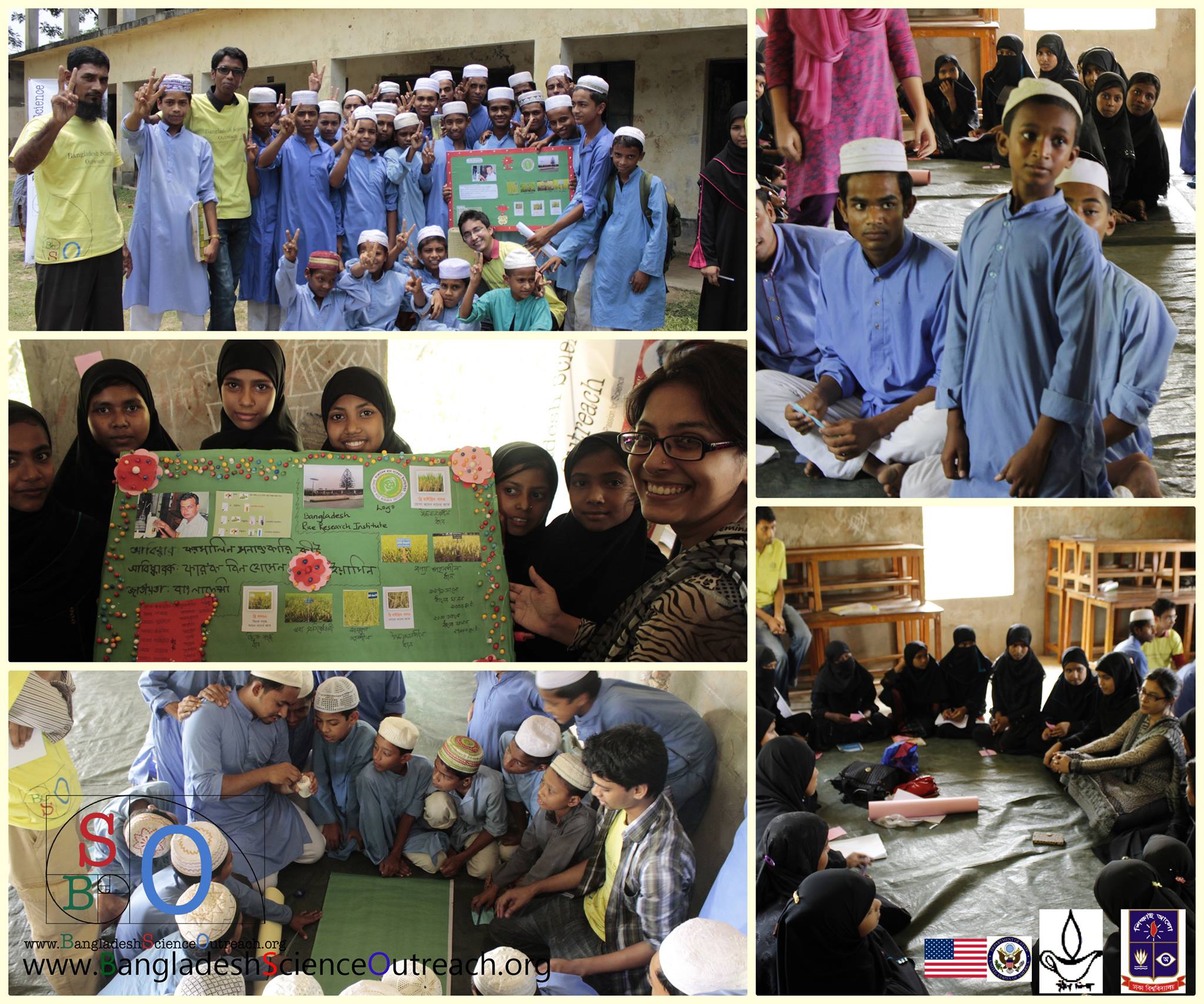 BSO Mentors holding a workshop at Jangalia Madrasa, Gazipur, Bangladesh.